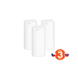 Tenda Nova EX12 (3-pack) WiFi 6 AX3000 Mesh Gigabit systém, 9xGLAN/GWAN, WPA3, VPN, CZ aplikácie