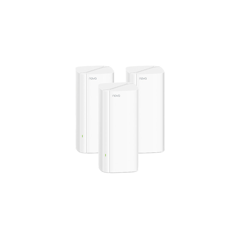 Tenda Nova EX12 (3-pack) WiFi 6 AX3000 Mesh Gigabit systém, 9xGLAN/GWAN, WPA3, VPN, CZ aplikácie