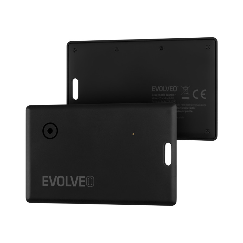 EVOLVEO TrackCard, Bluetooth lokátor s Apple Find My, čierny