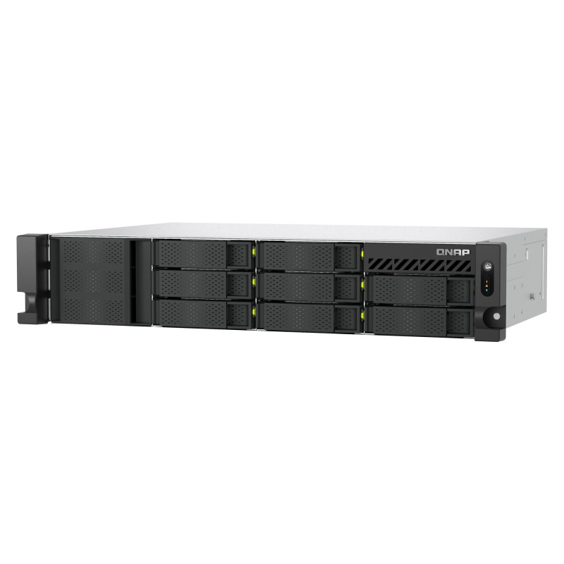 QNAP TS-h1073BXeU-RP-8G (Ryzén V1780B, ZFS, 8GB RAM, 8x SATA + 2x E1.S, 2x 2,5GbE, 2x 10GbE)