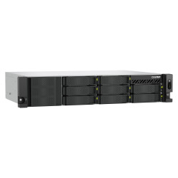 QNAP TS-h1073BXeU-RP-8G (Ryzén V1780B, ZFS, 8GB RAM, 8x SATA + 2x E1.S, 2x 2,5GbE, 2x 10GbE)