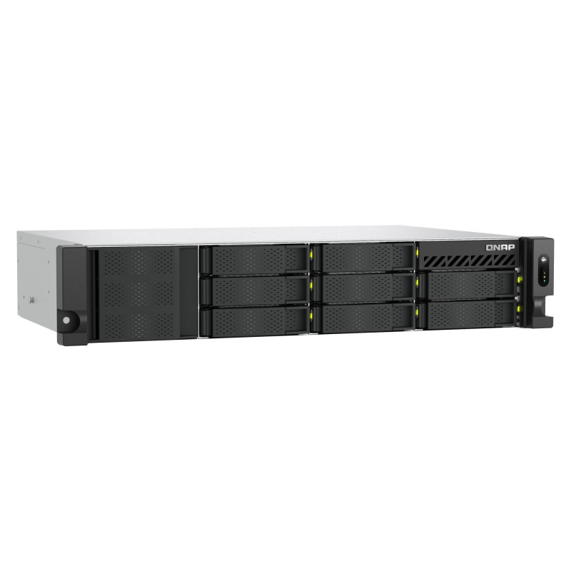 QNAP TS-h1073BXeU-RP-8G (Ryzén V1780B, ZFS, 8GB RAM, 8x SATA + 2x E1.S, 2x 2,5GbE, 2x 10GbE)