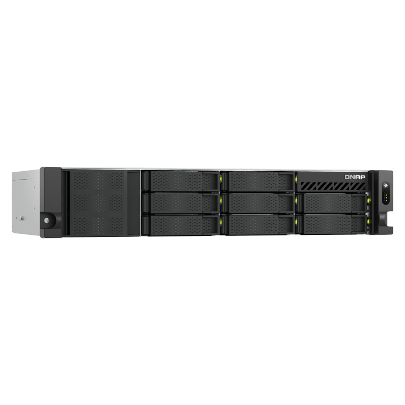 QNAP TS-h1073BXeU-RP-8G (Ryzén V1780B, ZFS, 8GB RAM, 8x SATA + 2x E1.S, 2x 2,5GbE, 2x 10GbE)