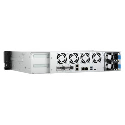 QNAP TS-h1073BXeU-RP-8G (Ryzén V1780B, ZFS, 8GB RAM, 8x SATA + 2x E1.S, 2x 2,5GbE, 2x 10GbE)