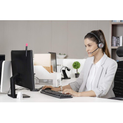 Yealink WH66 Mono DECT základňa s dotykovým LCD a náhlavnou súpravou na jedno ucho