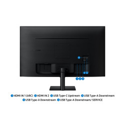 Samsung Smart Monitor/M70F/32''/VA/4K UHD/60Hz/4ms/Čierna/2R