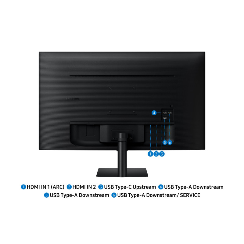 Samsung Smart Monitor/M70F/32''/VA/4K UHD/60Hz/4ms/Čierna/2R