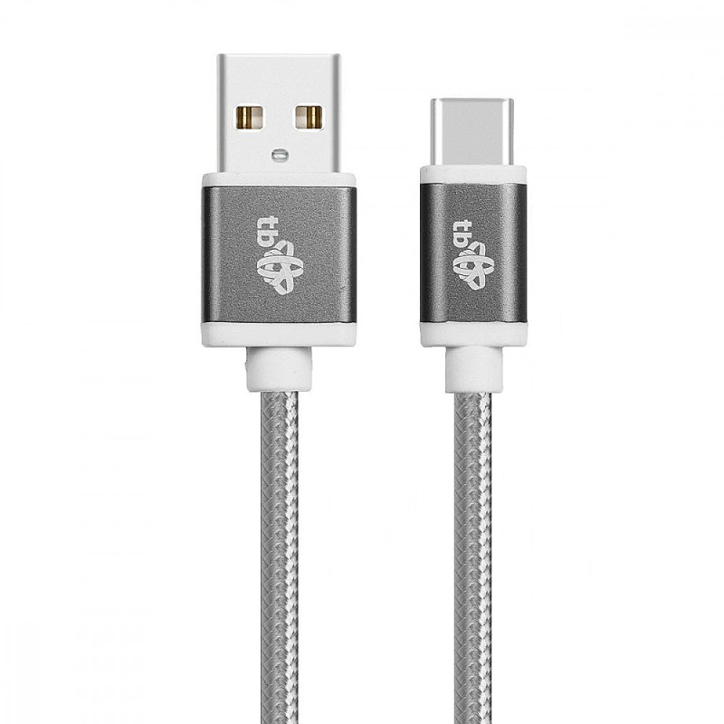 TB TOUCH - TB Cable USB - USB C 1.5 m šedá tape