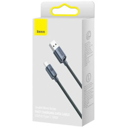 NONAME - Baseus CAJY000401 Crystal Shine Series Dátový Kabel USB - USB-C 100W 1,2m Black
