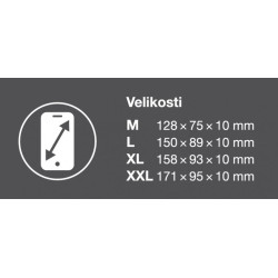 ALIGATOR Puzdro UNI-POCKET, vel.XL(158*93) čierna