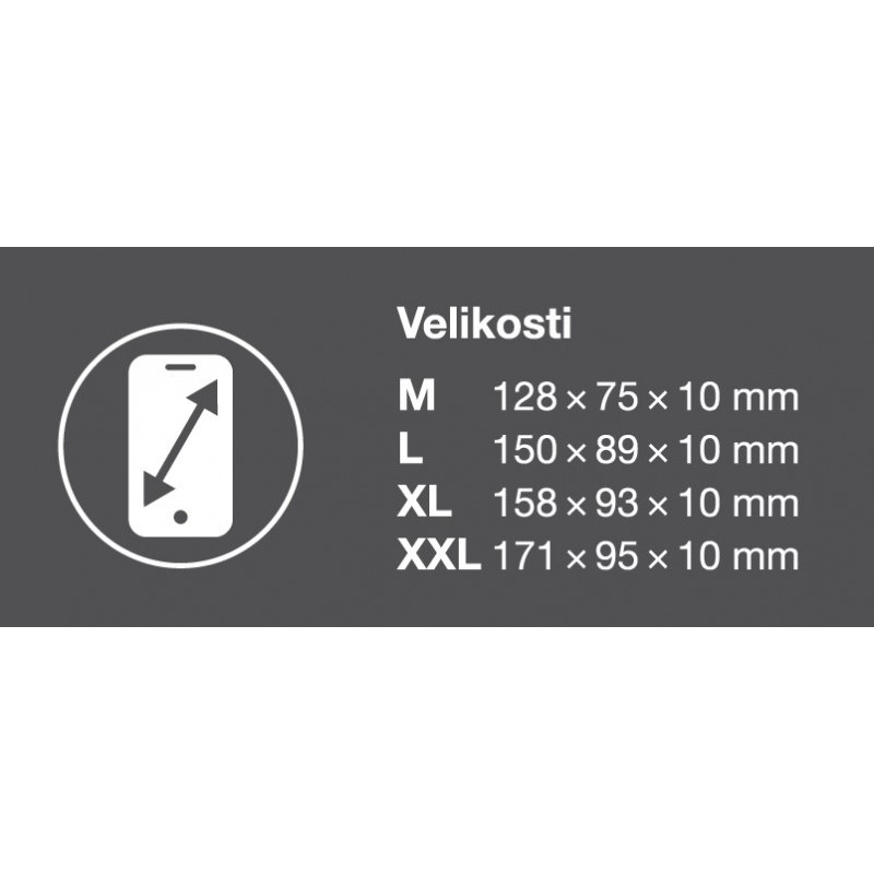 ALIGATOR Puzdro UNI-POCKET, vel.XL(158*93) čierna