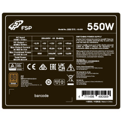 FSP HYPER 80+ PRO/550W/ATX 3.0/80PLUS Bronzia 230V/Bulk