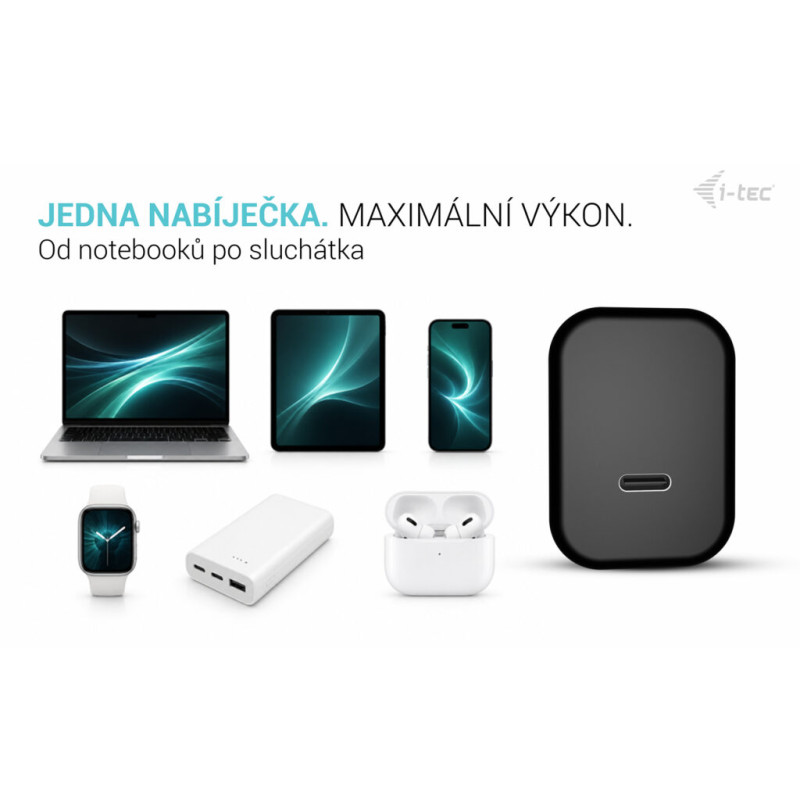i-tec 65W USB-C Power Delivery GaN Charger