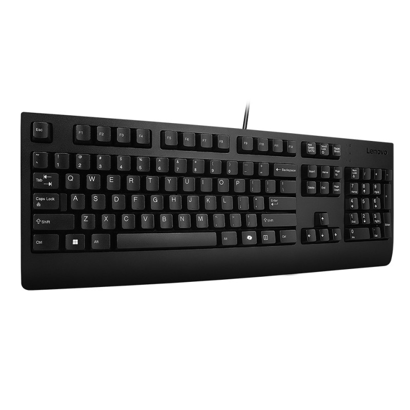 Lenovo Proferred Pro II USB Keyboard AI US/Drôtové USB-A/US/Čierna