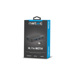 Natec Moth rozbočovač 4x USB 3.0 HUB