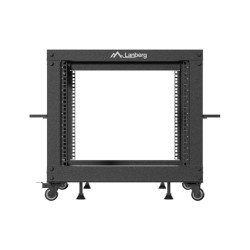 LANBERG OTVORENÝ RACK 9U 19'' 600X600-1100 NASTAVITEĽNÝ ČIERNY