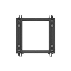 LANBERG OTVORENÝ RACK 9U 19'' 600X600-1100 NASTAVITEĽNÝ ČIERNY