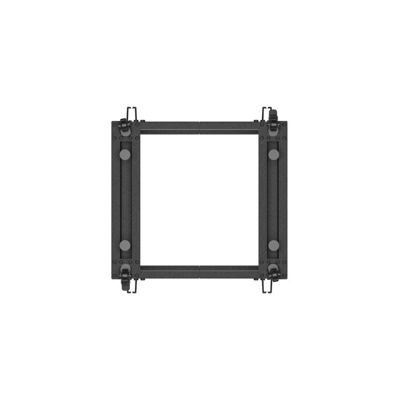 LANBERG OTVORENÝ RACK 9U 19'' 600X600-1100 NASTAVITEĽNÝ ČIERNY