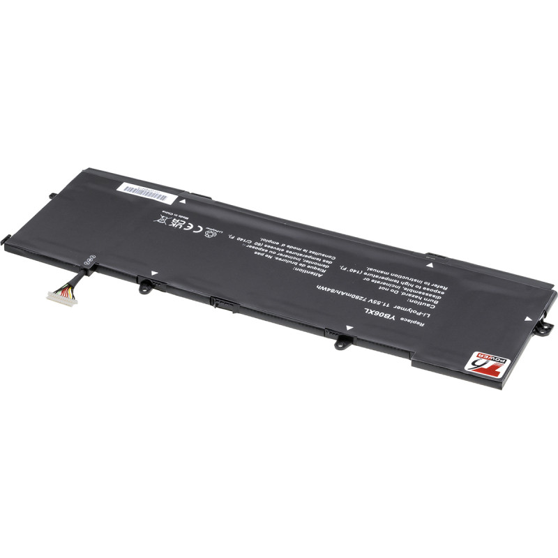 Batérie T6 Power HP Spectre 15-ch000 x360 séria, 7280mAh, 84Wh, 6cell, Li-pol