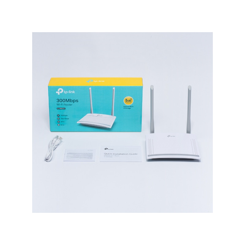 TP-Link TL-WR820N 300 Mbps Wireless N Router, 3x10/100 RJ45, rodičovská kontrola, 2x5dBi anténa
