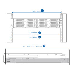 QNAP Rail kit - RAIL-A03-57