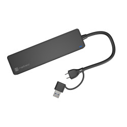Rozbočovač Natec MAYFLY 4xUSB-A 3.0 HUB + USB-A adaptér