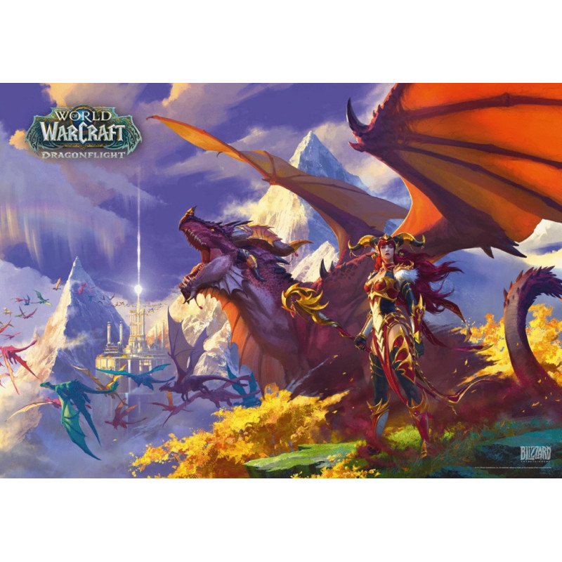 GOODLOOT - GLO GAMING PUZZLE: WORLD OF WARCRAFT DRAGONFLIGHT