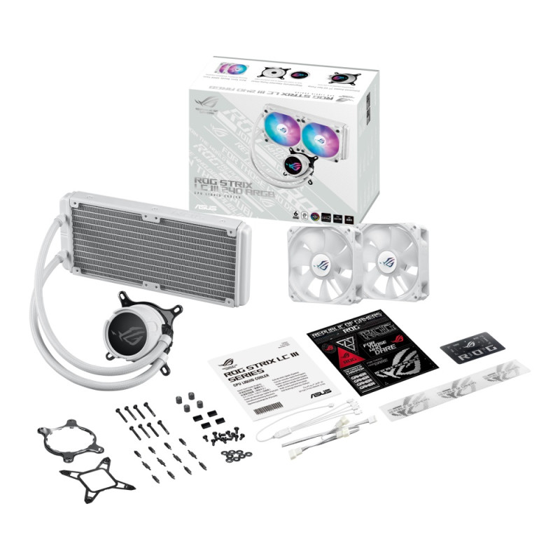 ASUS - ROG STRIX LC III 240 ARGB WHT