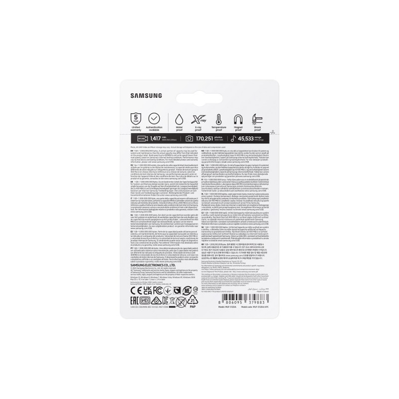 Samsung/512GB/USB 3.2/USB-C/Modrá
