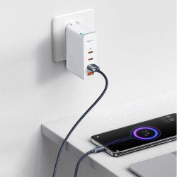 NONAME - Baseus CAJY000501 Crystal Shine Series Dátový Kabel USB - USB-C 100W 2m Black