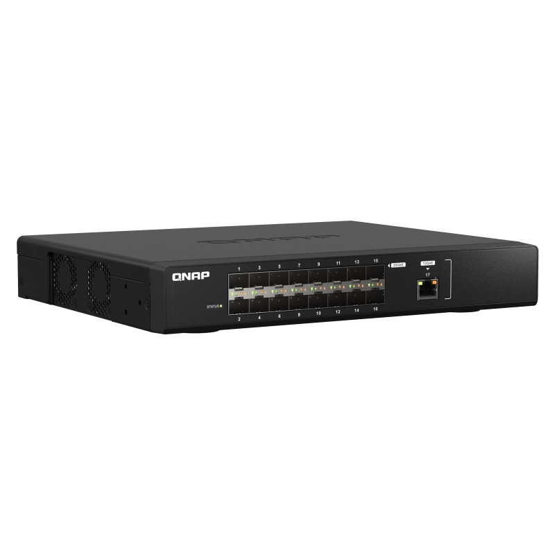 QNAP riadený switch QSW-M5216-1T (16x 25GbE SFP28 port, 1x 10GbE)