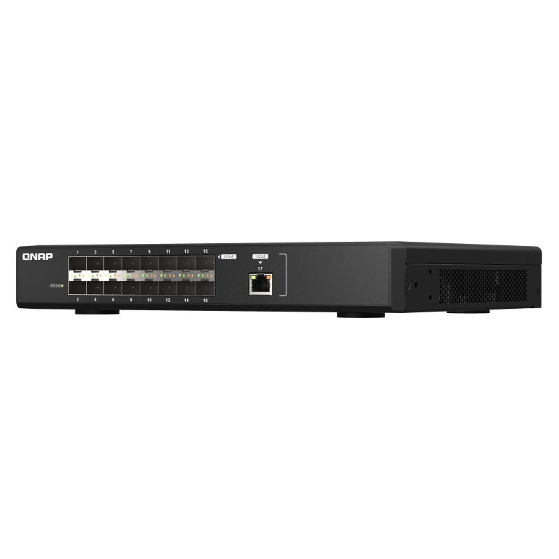 QNAP riadený switch QSW-M5216-1T (16x 25GbE SFP28 port, 1x 10GbE)