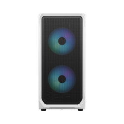 Fractal Design Focus 2 RGB White TG Clear Tint/Midi Tower/Transpar./Black and White