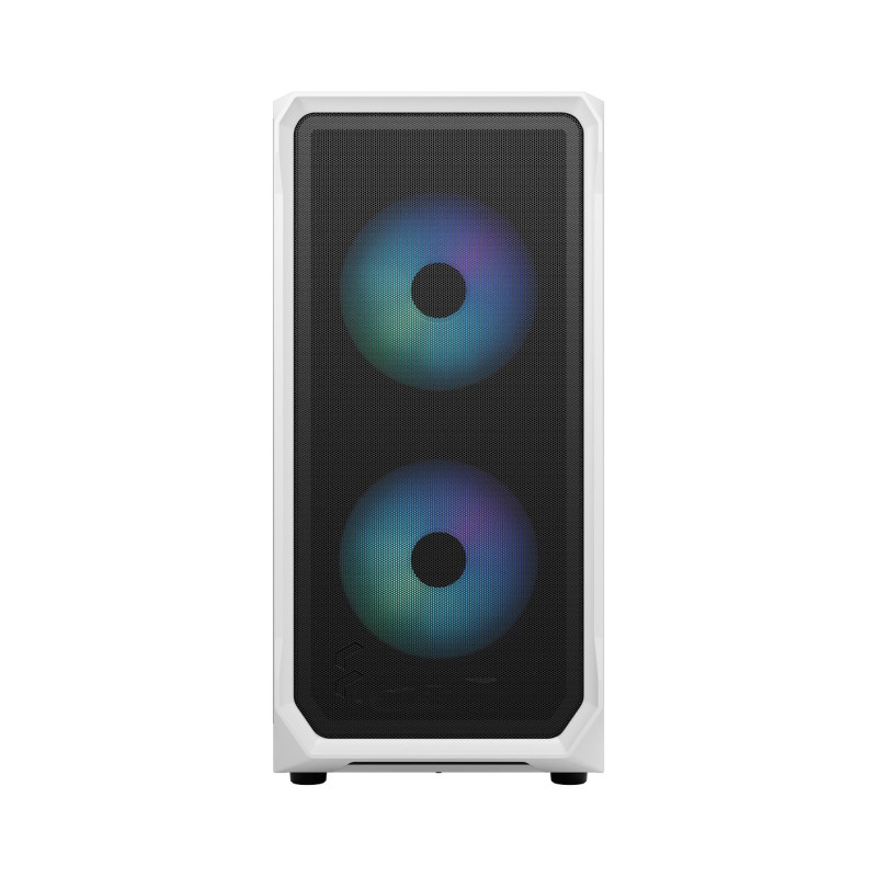 Fractal Design Focus 2 RGB White TG Clear Tint/Midi Tower/Transpar./Black and White