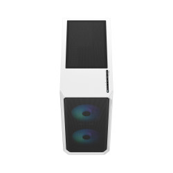 Fractal Design Focus 2 RGB White TG Clear Tint/Midi Tower/Transpar./Black and White