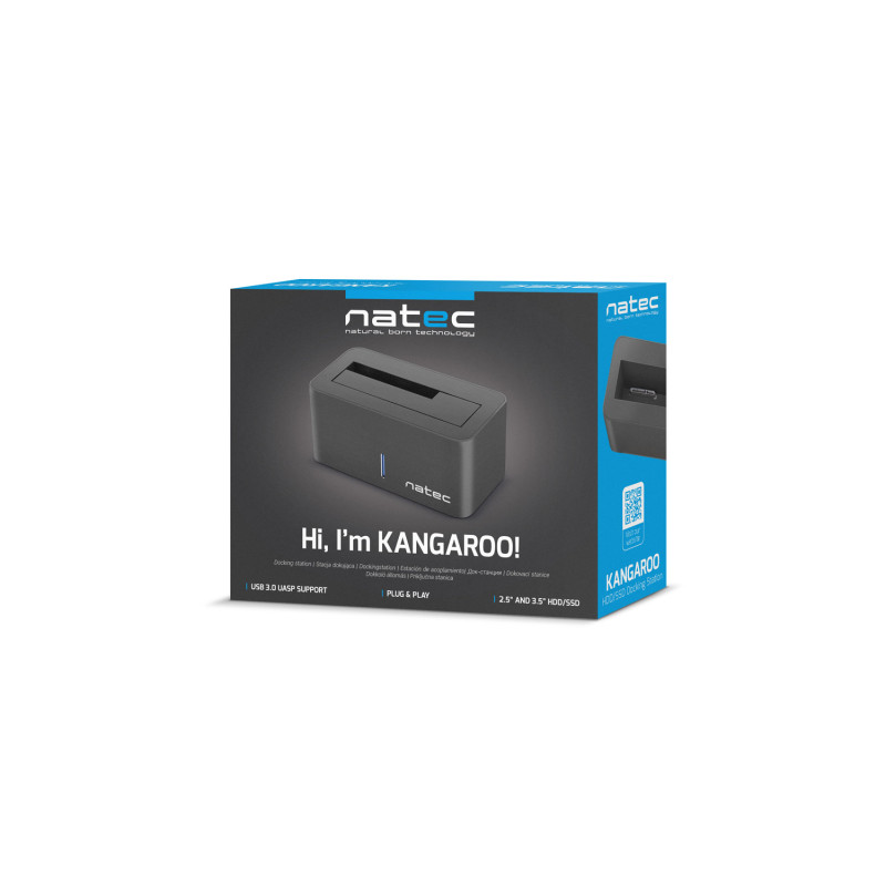 Dokovacia stanica pre HDD 2,5''/3,5'' USB 3.0 Natec Kangaroo, vrátane napájacieho adaptéra