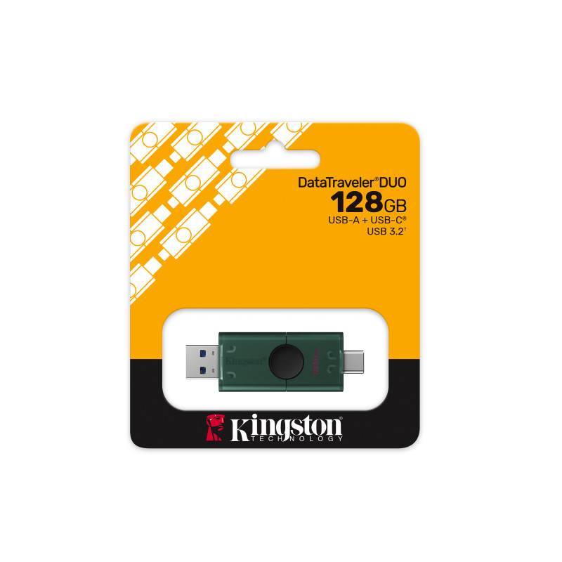 KINGSTON - DataTraveler Duo G2/128GB/USB 3.2/USB-A + USB-C/Zelená