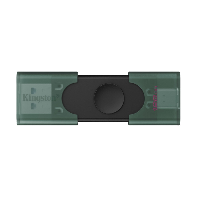 KINGSTON - DataTraveler Duo G2/128GB/USB 3.2/USB-A + USB-C/Zelená