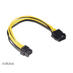 AKASA - 12V ATX 8-Pin na PCIe 6+2 pin adaptér