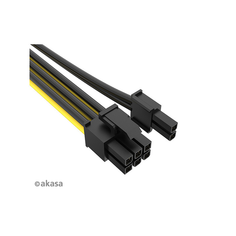 AKASA - 12V ATX 8-Pin na PCIe 6+2 pin adaptér