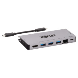 EATON - Dokovacia stanica USB-C/HDMI, USB 3.2 Gen 1, USB-A, GbE, pamäťová karta, 100W nabíjanie odpoj.kábel