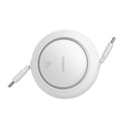 NONAME - Baseus Dátový kábel Free2Pull mini USB-C/USB-C 1,5m 100W biely