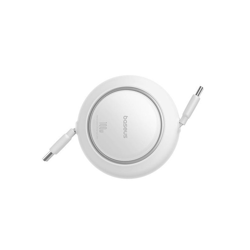 NONAME - Baseus Dátový kábel Free2Pull mini USB-C/USB-C 1,5m 100W biely