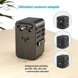 Epico UltraBoost GaN 70W cestovný adaptér EU70