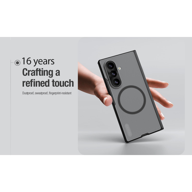 Nillkin Super Frosted FOLD Magnetic Zadný Kryt pre Samsung Galaxy Z Fold 8 Ultra Black