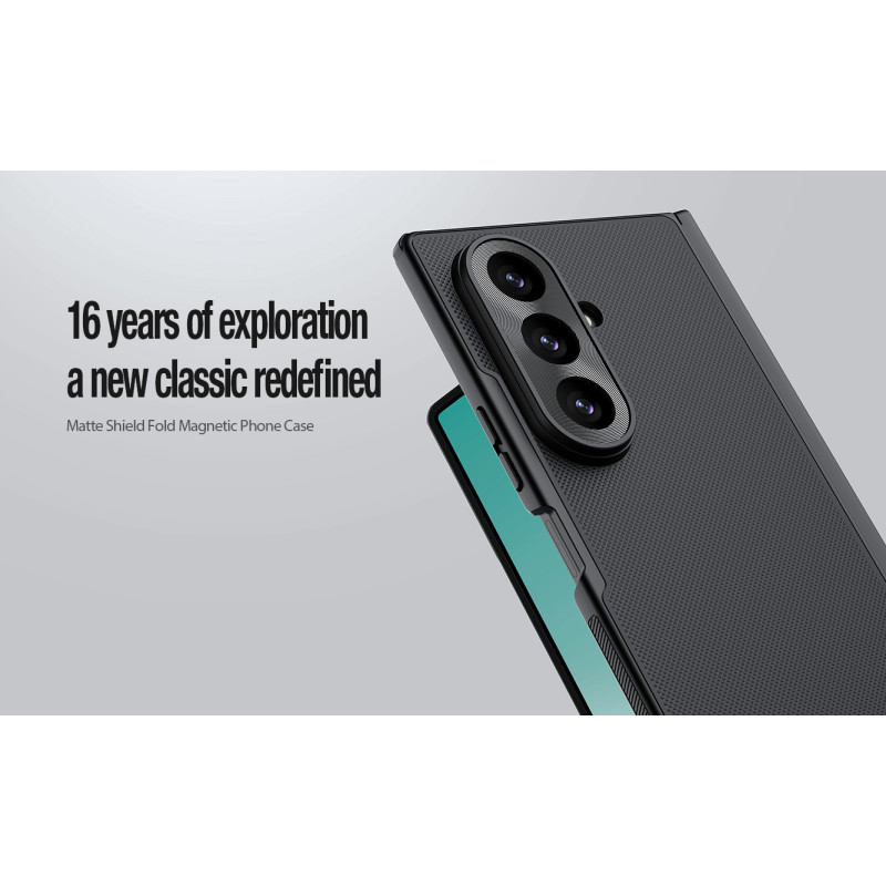 Nillkin Super Frosted FOLD Magnetic Zadný Kryt pre Samsung Galaxy Z Fold 8 Ultra Black
