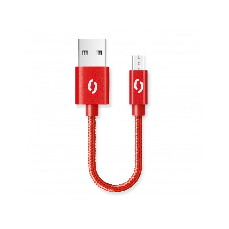 ALIGATOR PREMIUM 2A kábel, Micro USB 50cm, červený