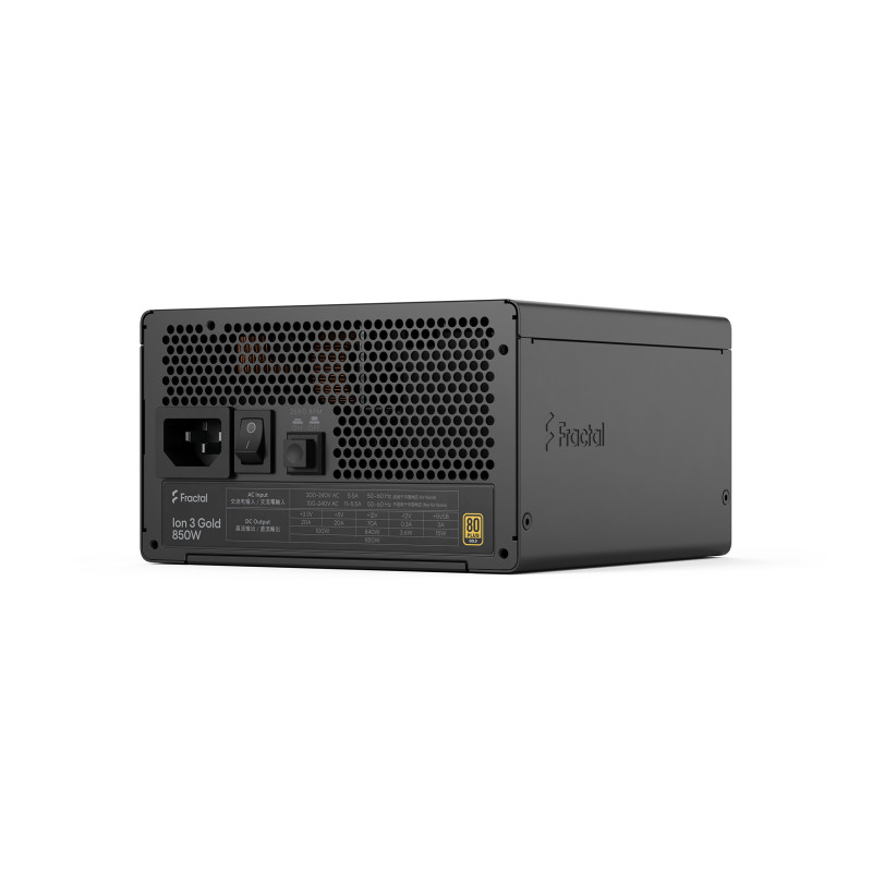 FRACTAL DESIGN - Fractal Ion 3/850W/ATX 3.1/80PLUS Gold/Modular/Retail