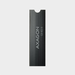 AXAGON CLR-M2L10, hliníkový pasívny chladič pre M.2 2280 SSD, výška 10 mm