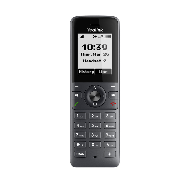 Yealink W71P DECT základová stanica a rúčka, 1,8'' černobiely disp., až 10 rúčok